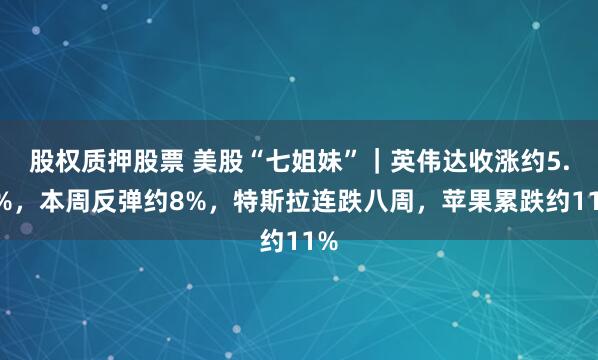股权质押股票 美股“七姐妹”｜英伟达收涨约5.3%，本周反弹约8%，特斯拉连跌八周，苹果累跌约11%