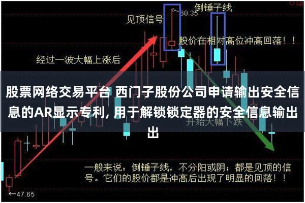 股票网络交易平台 西门子股份公司申请输出安全信息的AR显示专利, 用于解锁锁定器的安全信息输出